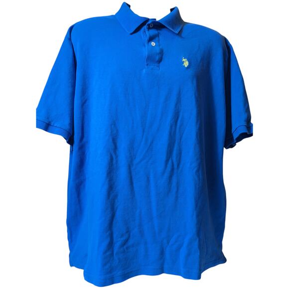 U.S. Polo Assn. Blue Polo Shirt Mens XLT Classic Fit Short Sleeve Luxury Feel - Picture 9 of 16